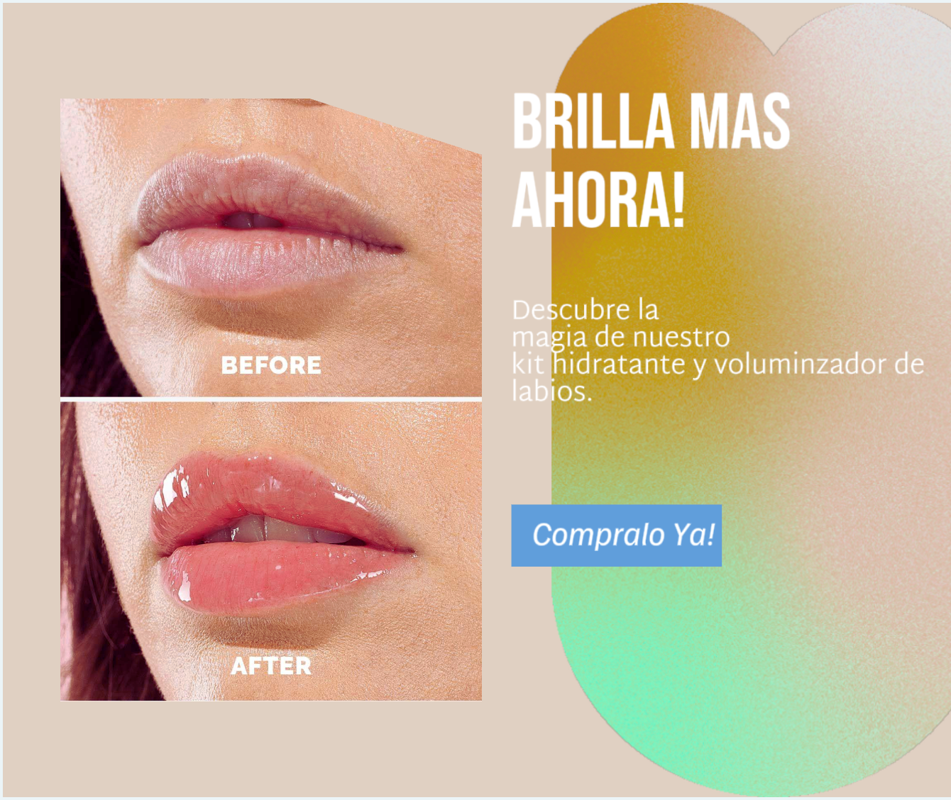 💋 ¡Labios más hidratados y con volumen al instante!